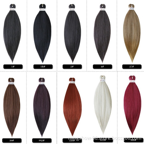 Wholesale Pre-stretched Braid Hair Hot Water Braid Jumbo Crochet Braiding Synthetic Hair